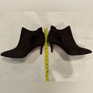 Sarah Flint Chic Dark Brown Heeled Ankle Boots